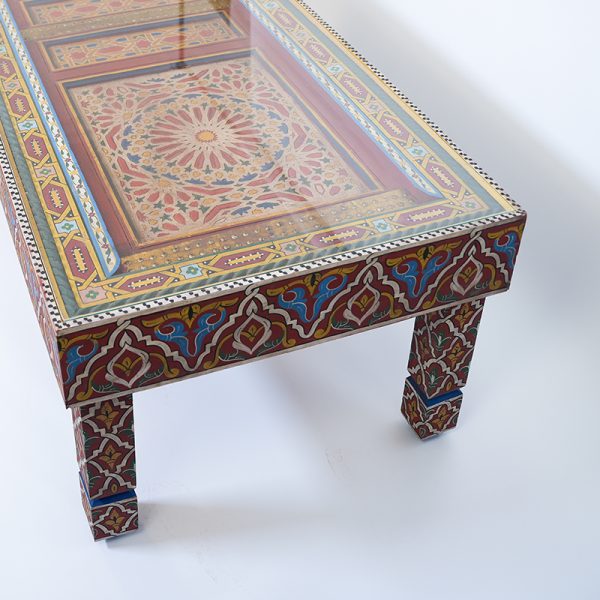 Table Beldi Peinte à la Main